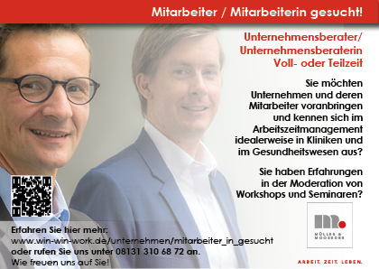 Stellenausschreibung Müller & Mooseder Unternehmensberatung