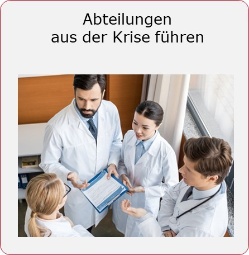 Abteilungen-Krise-Krankenhaus-Mueller und Mooseder Unternehmensberatung